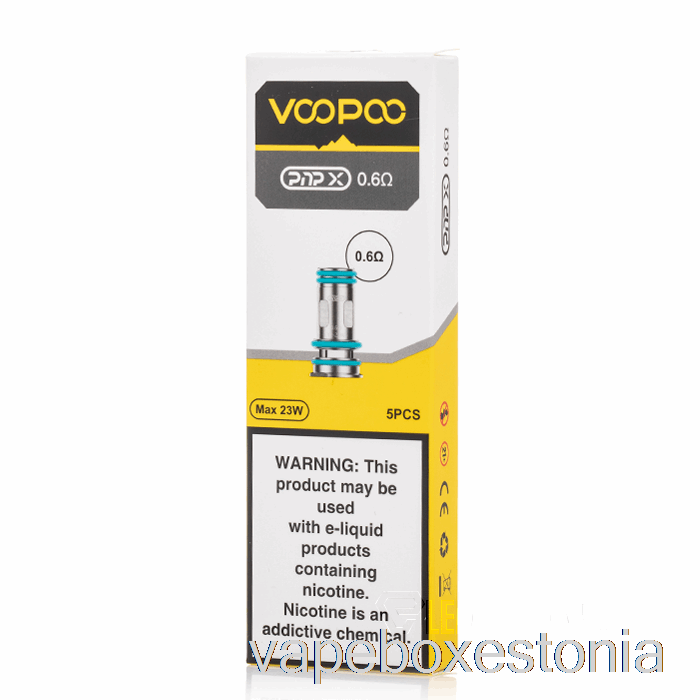 Vape Box Estonia Voopoo Pnp-x Asendusmähised 0,6oomi Pnp-x Mähised